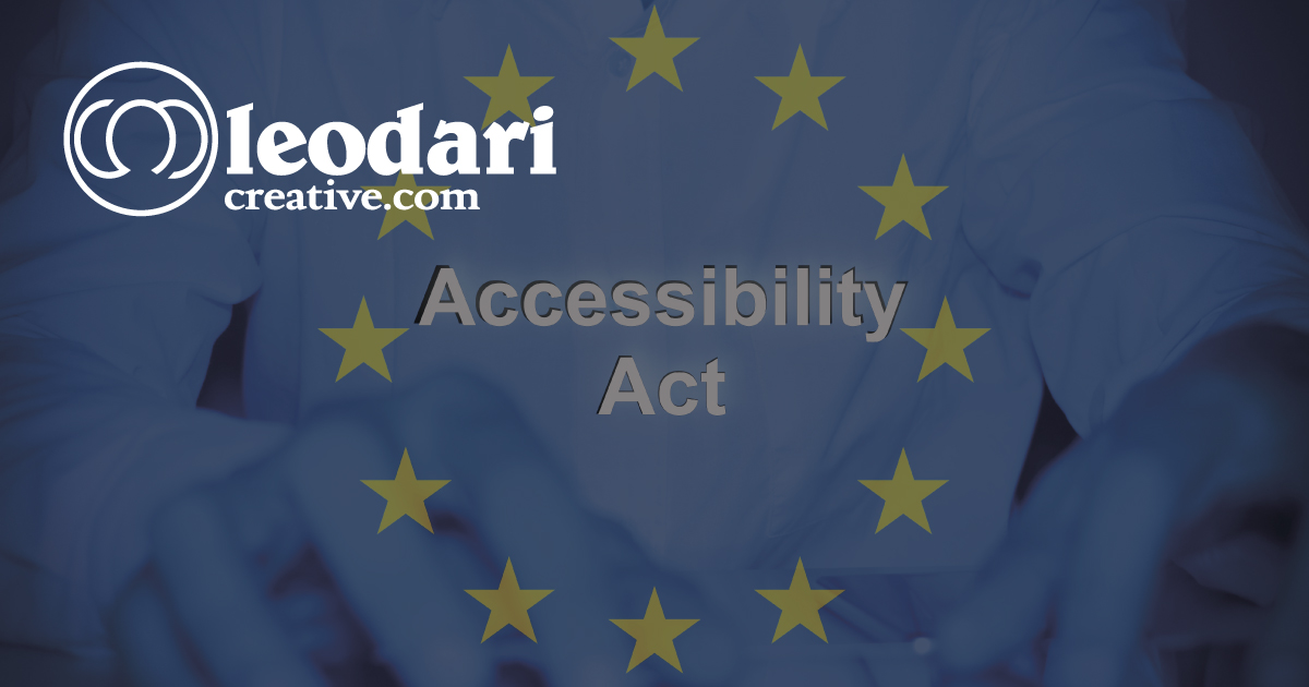 agenzia di comunicazione - 183 European Accessibility Act: sanzioni e siti web accessibili